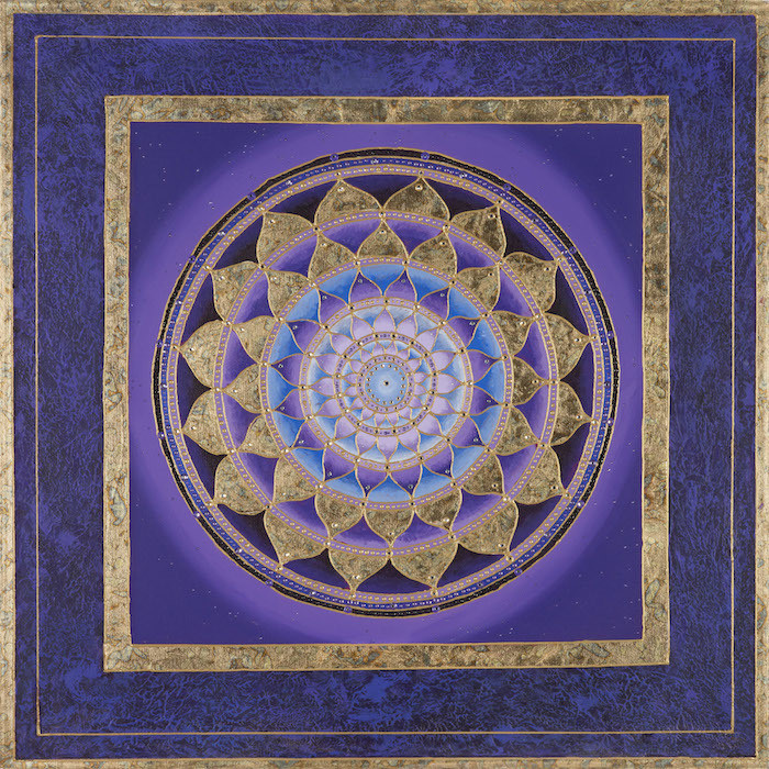 Purple Soul Flower Mandala