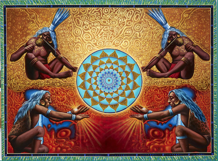 Shamans Blue Mandala