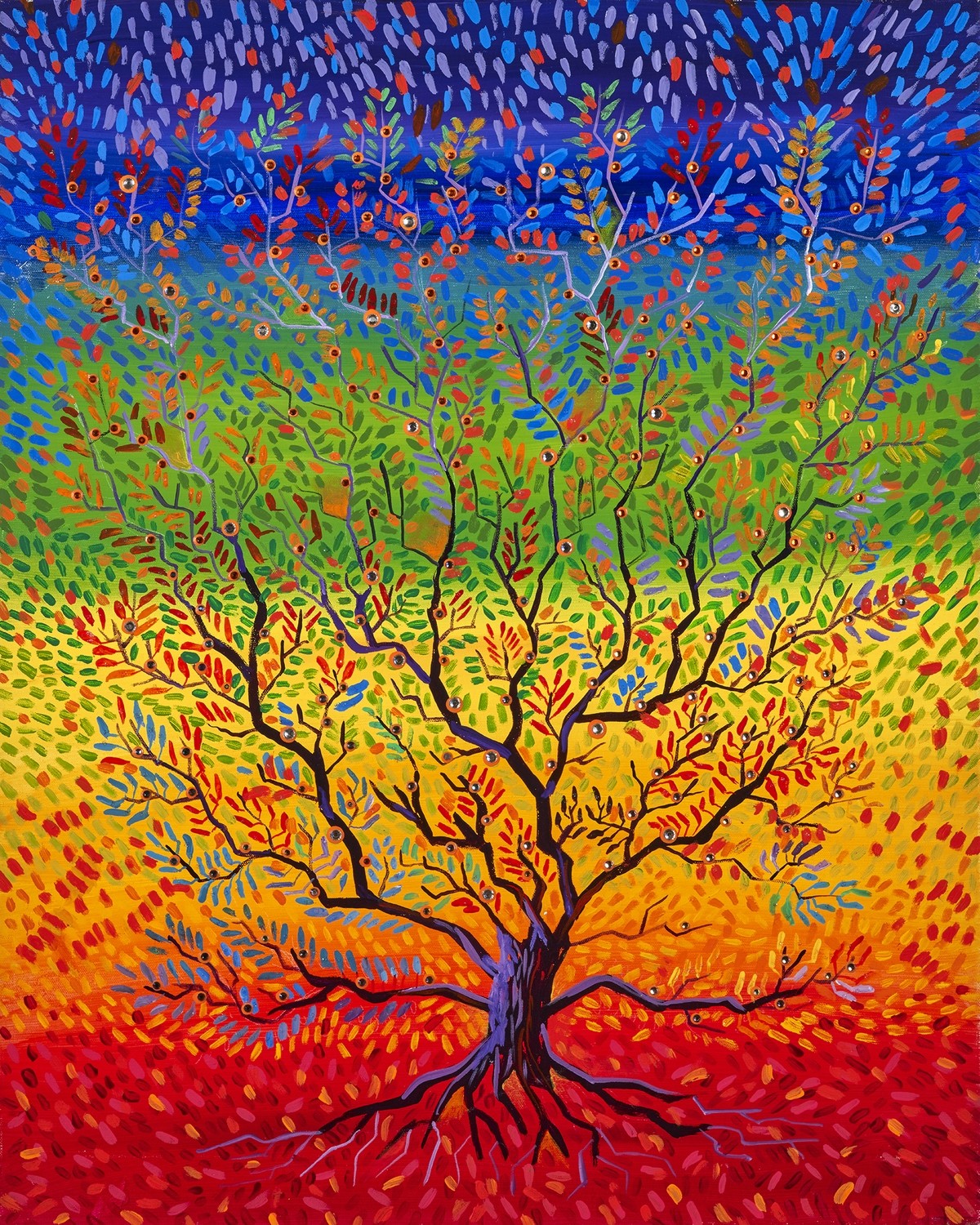 Rainbow Fire Tree