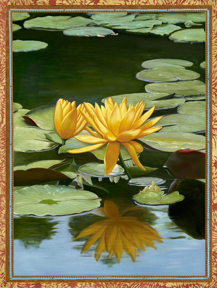 Double Orange Lotuses
