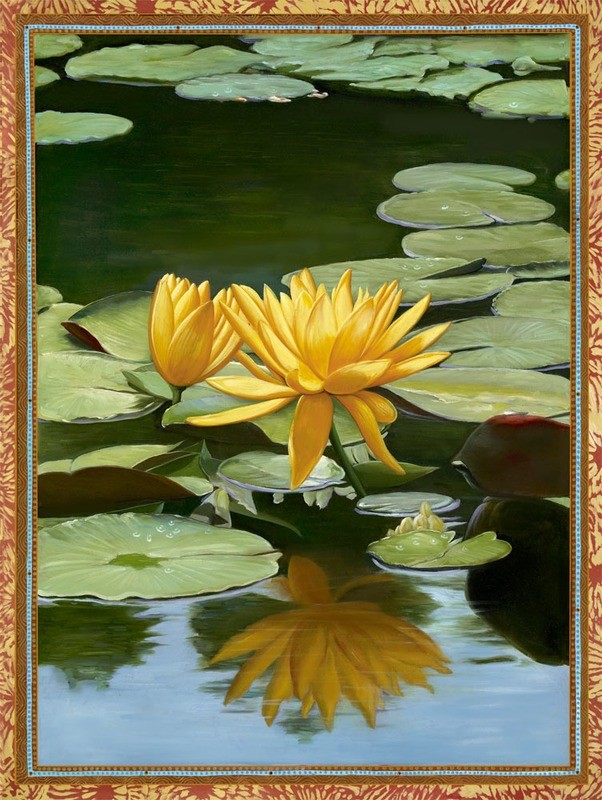 Double Orange Lotuses