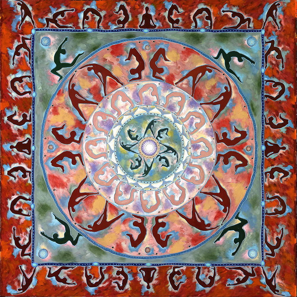 Yoga Colors Mandala