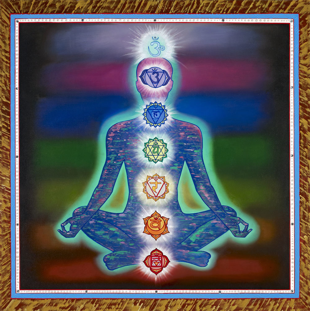 Chakra Man Energy Glowing