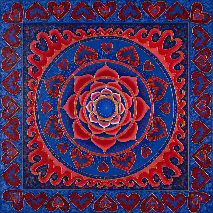 Love Mandala Red Lotus