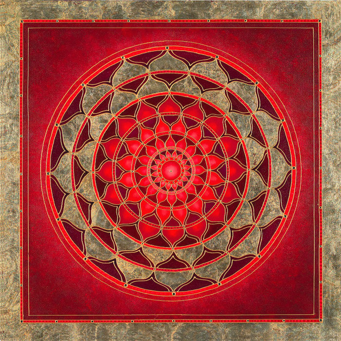 Red Lipstick Mandala
