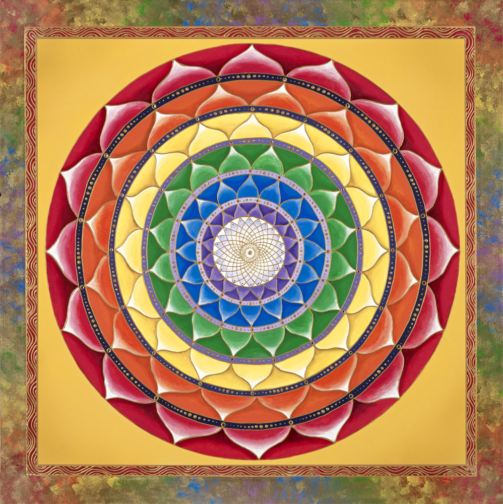 Rainbow Spectrum Mandala