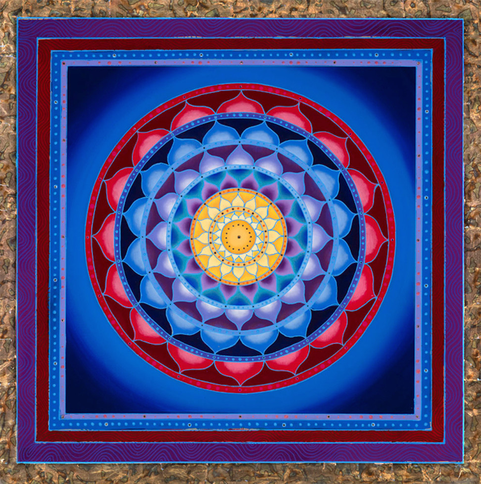 Yellow Center Mandala