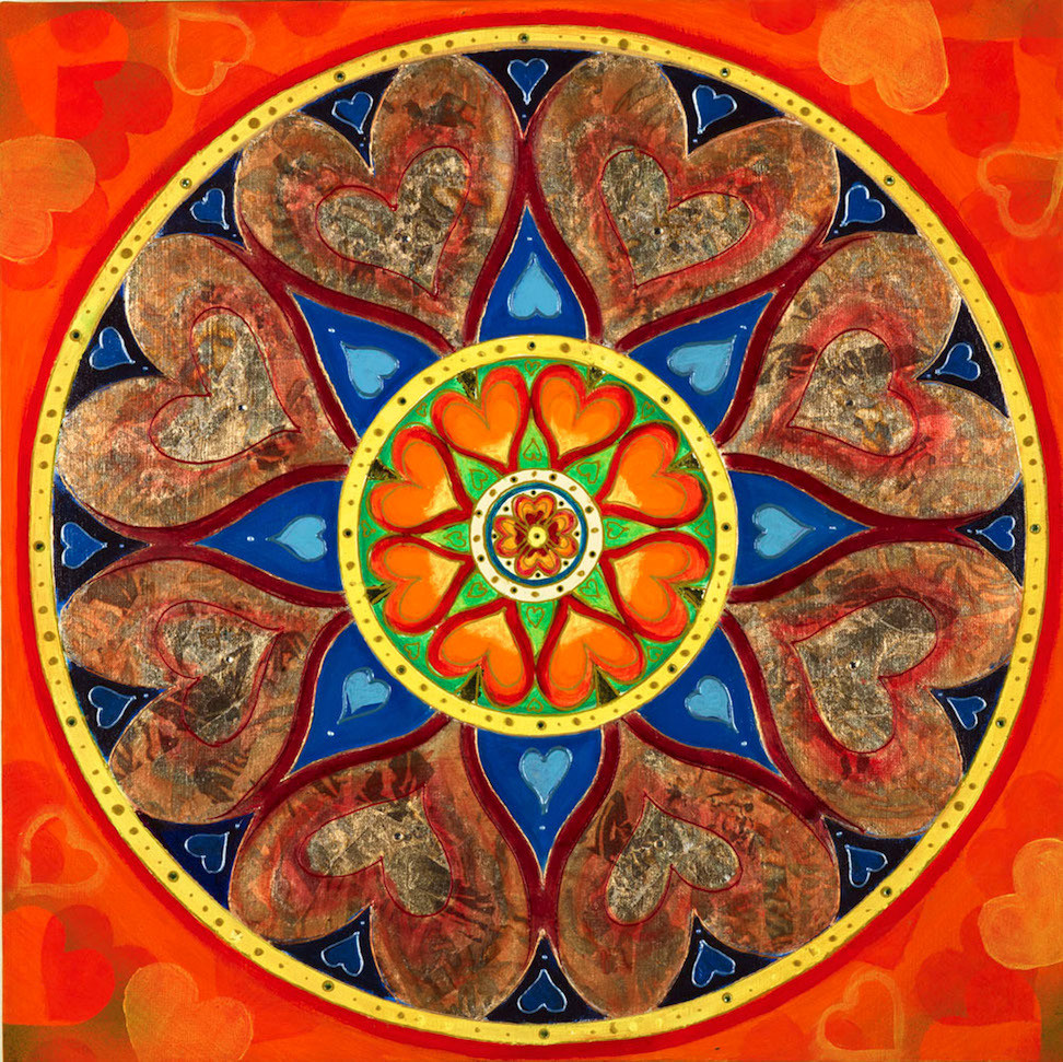 Love Mandala Orange
