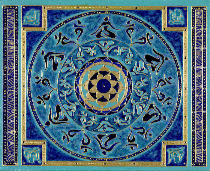 Dancer Chakra Wheel Mandala