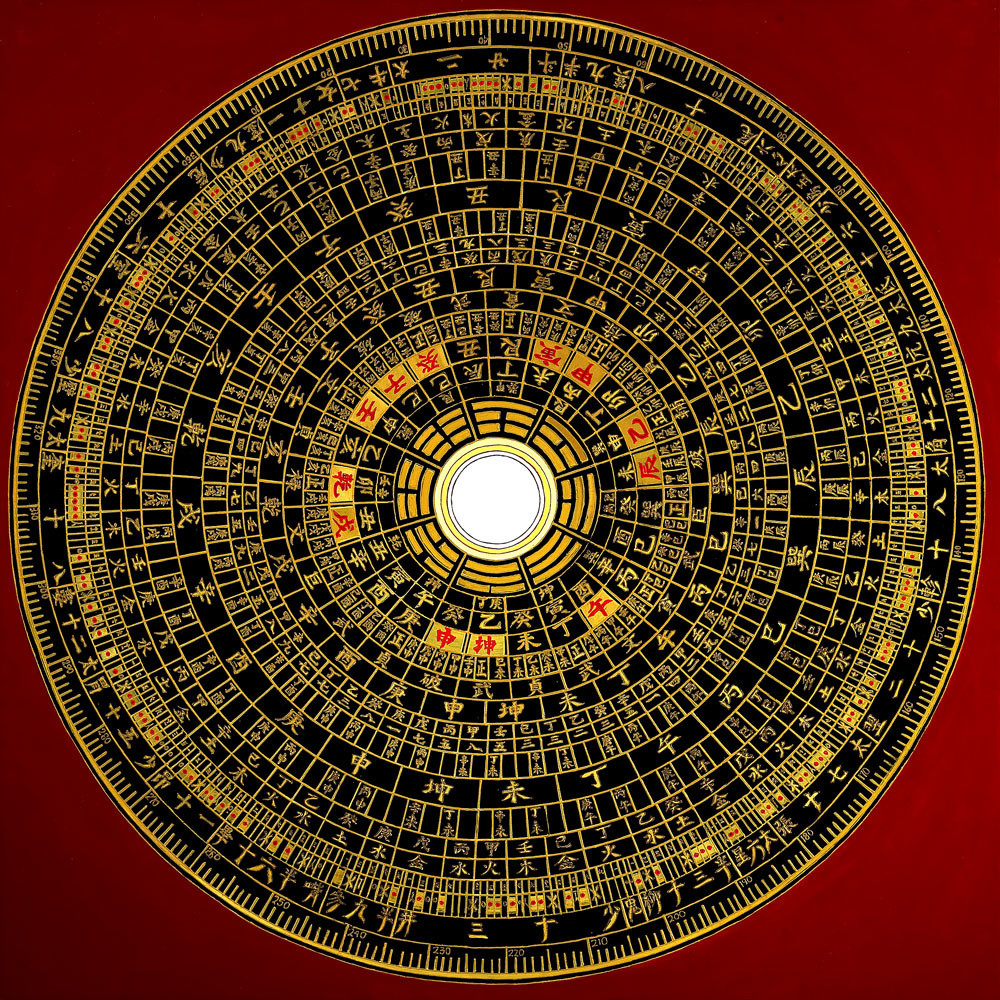 Red and Gold Circle