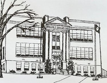 Roland E. Cook School Notecards