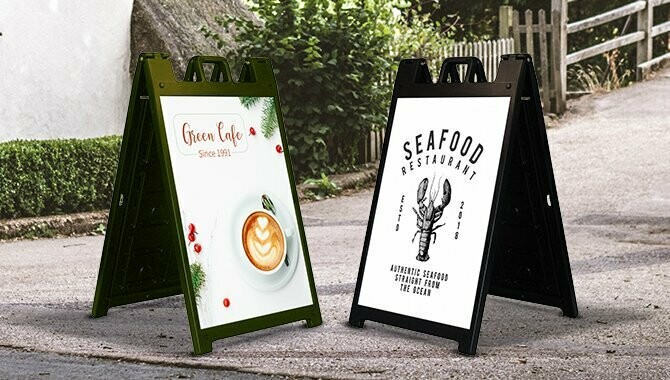 A-Frame Sidewalk Sign