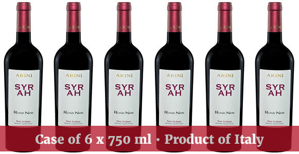 Casa Vinicola Arini &quot;Runzi Neri&quot; Syrah Terre Siciliane IGP 2022
