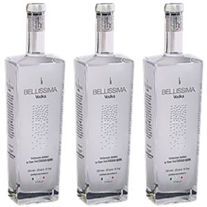 Targa Ilva "Bellissima" Artisanal Vodka with Swarovski Crystals on Bottle