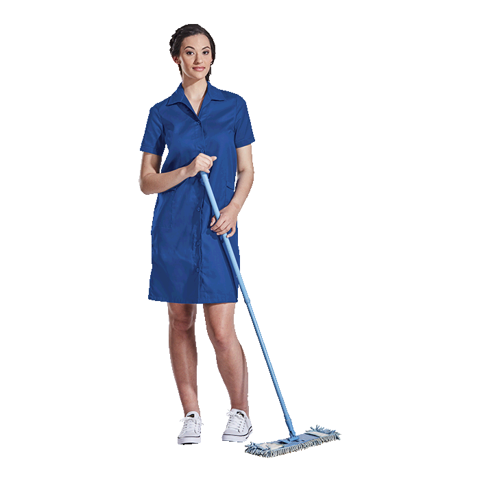 Poly Cotton House Coat Ladies