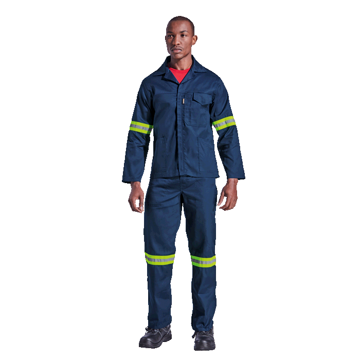 Barron Supreme Poly Cotton Suit with Reflective