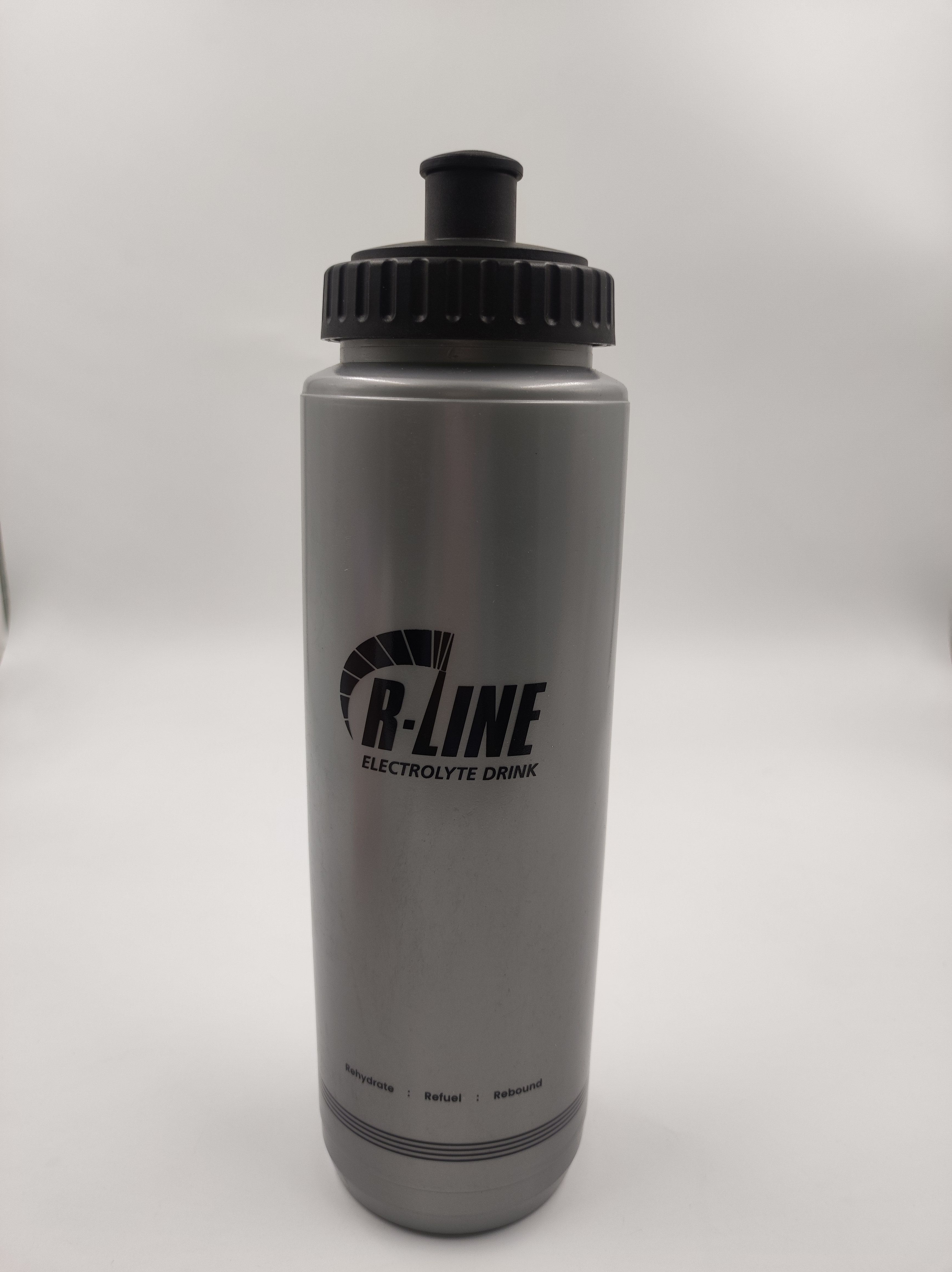 Bicycle Water Bottle Aluminium White/Silver