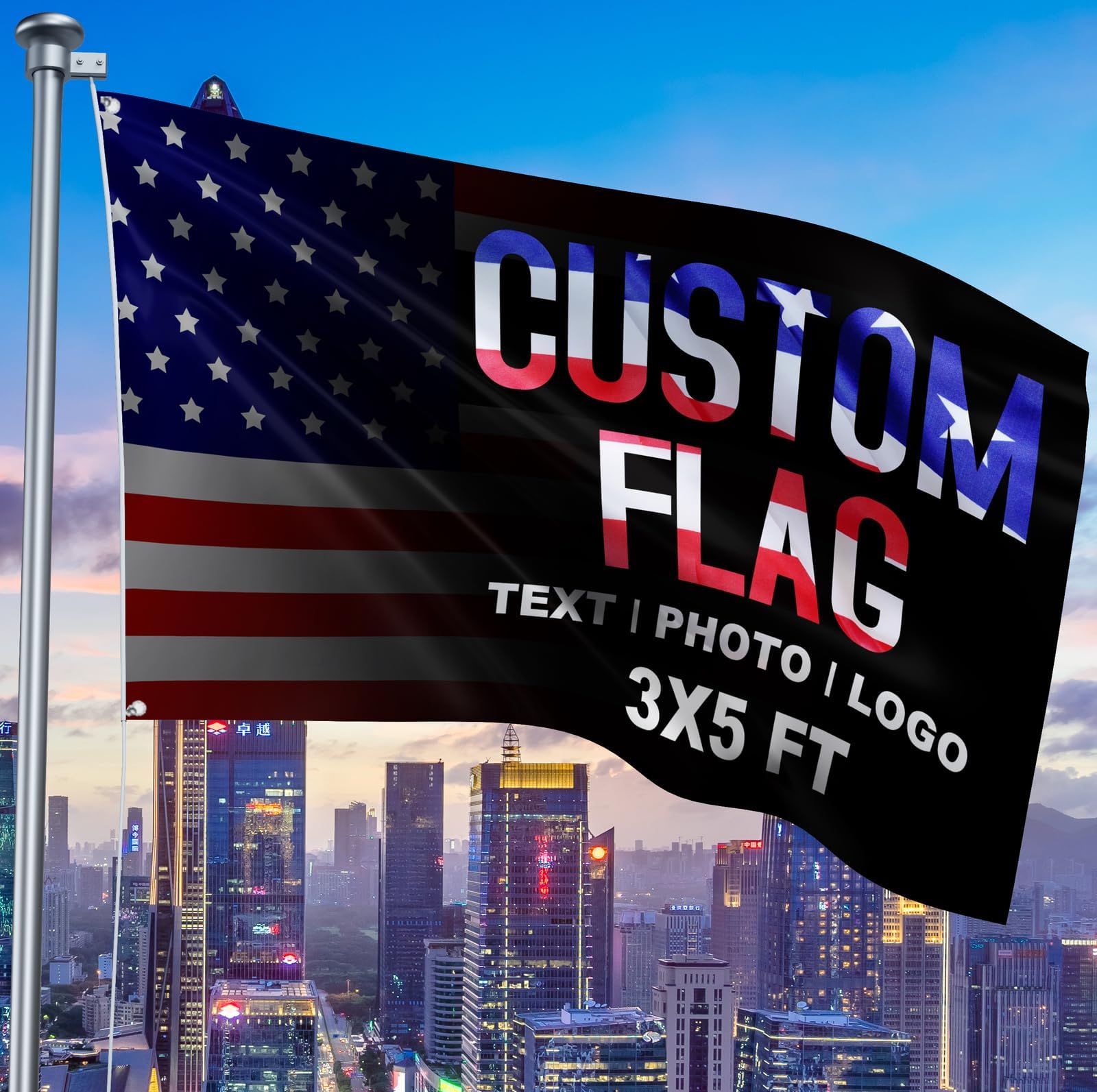 Corporate Flag - Double Sided Digital