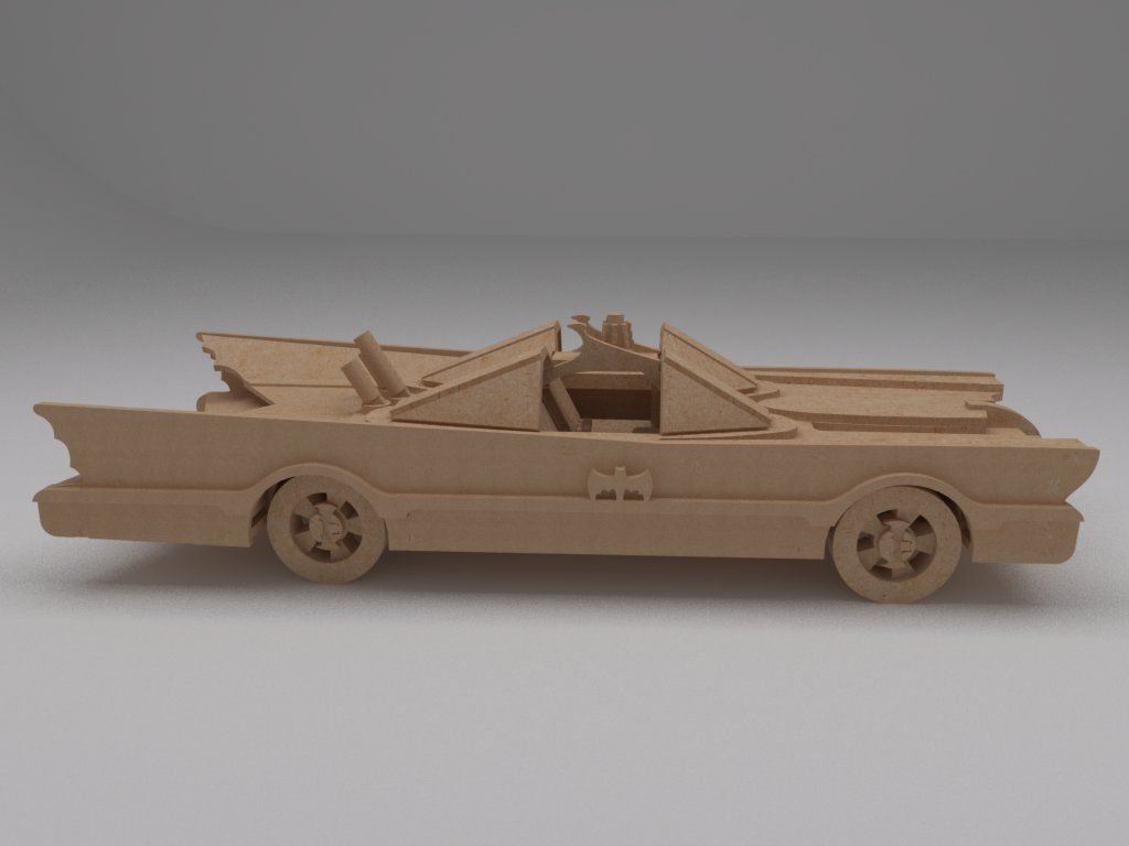Drveni model automobila – Batmobil
