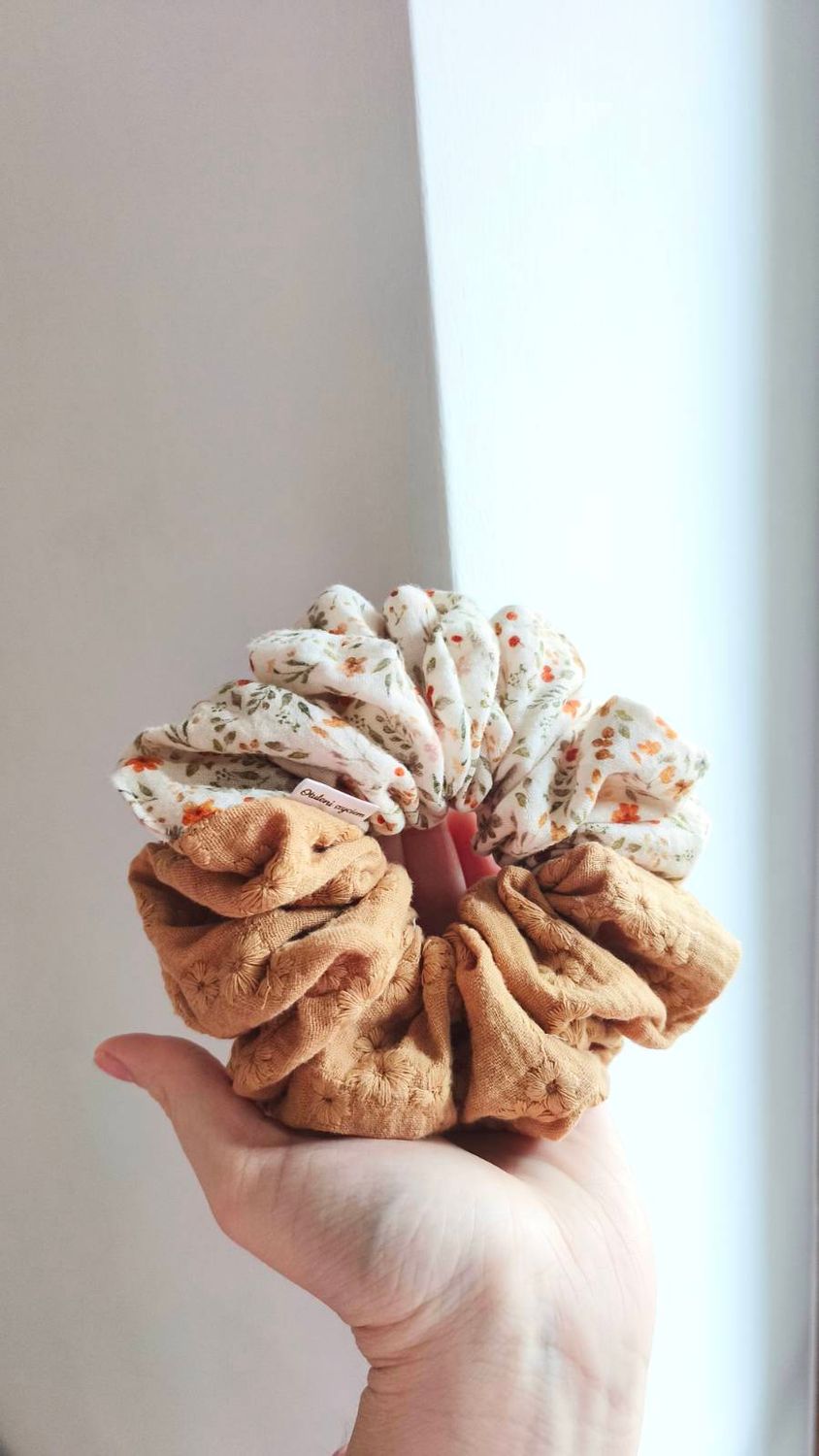 Mega scrunchie Wildflowers &amp; Floral Stitch