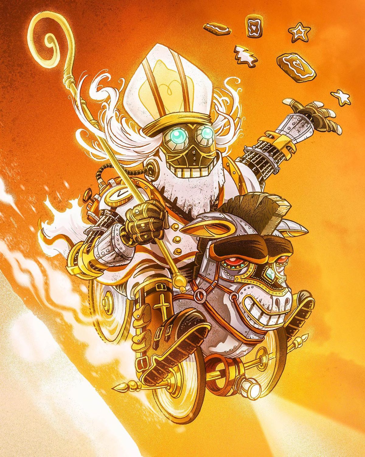 PRINT A3 St-Nicolas Steampunk