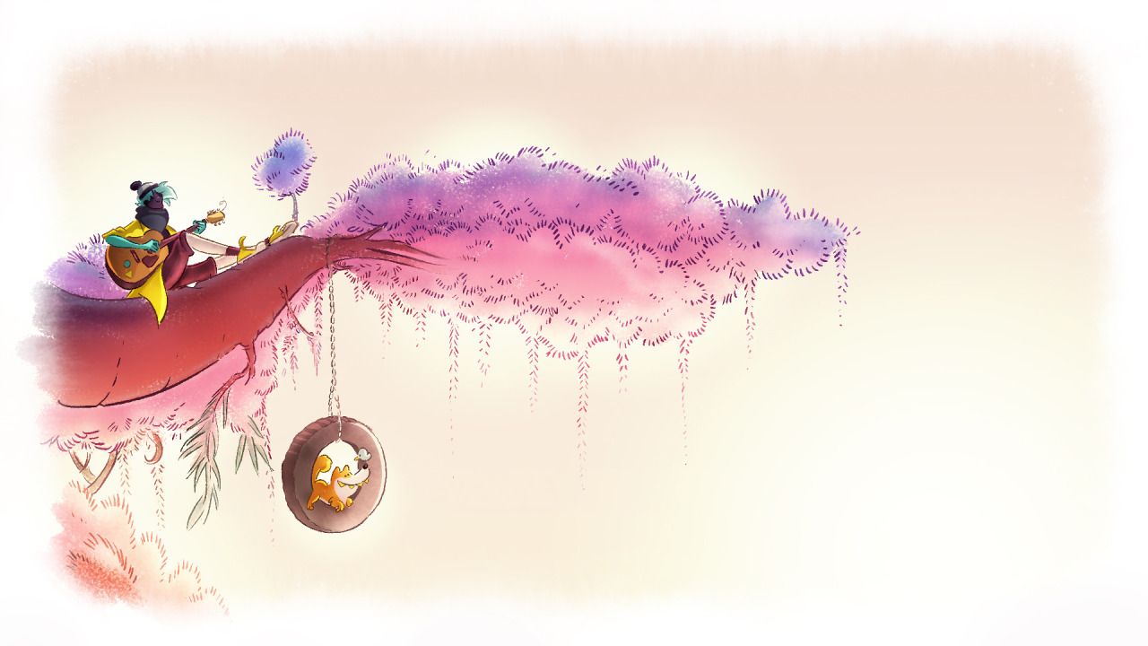 PRINT A4 Dans un arbre perché