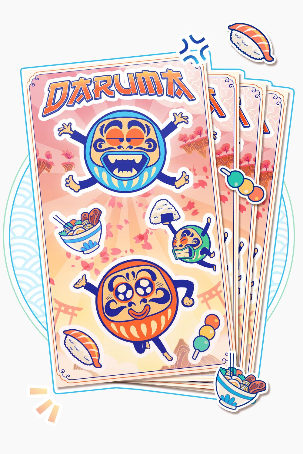 Stickers Daruma Collector