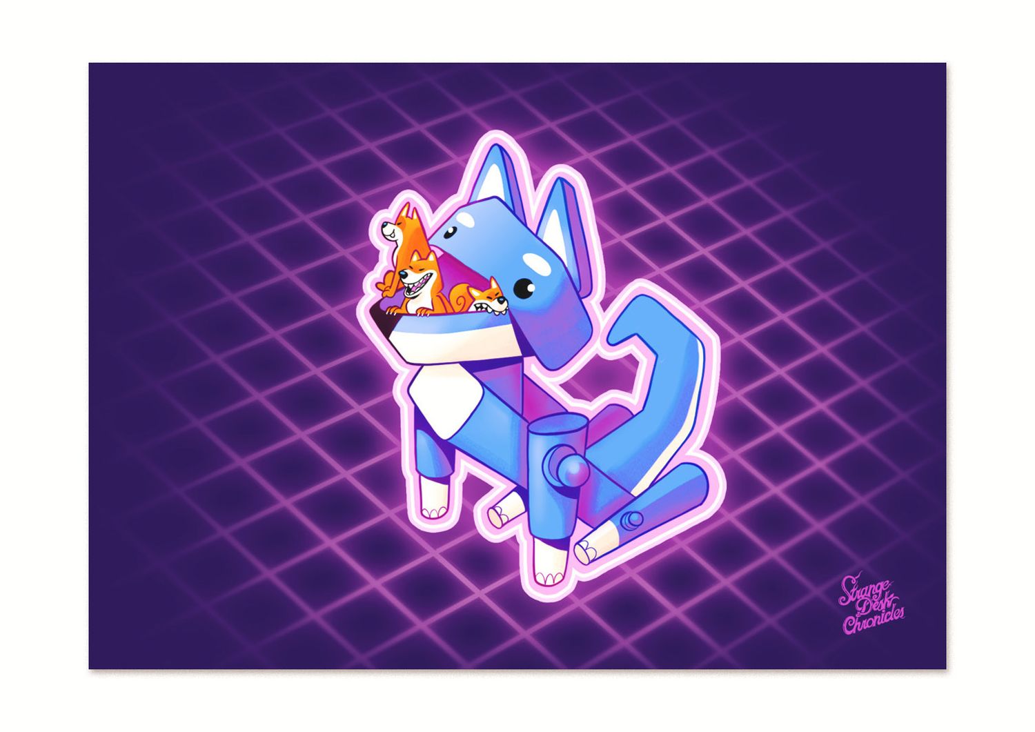 PRINT A4 ROBOTIC SHIB