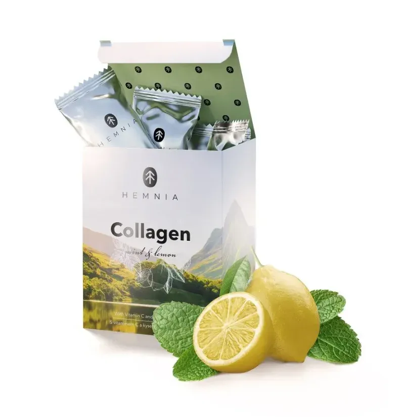 Boisson Hemnia Collagène, 3000 mg de collagène dans 1 sachet, 30 sachets