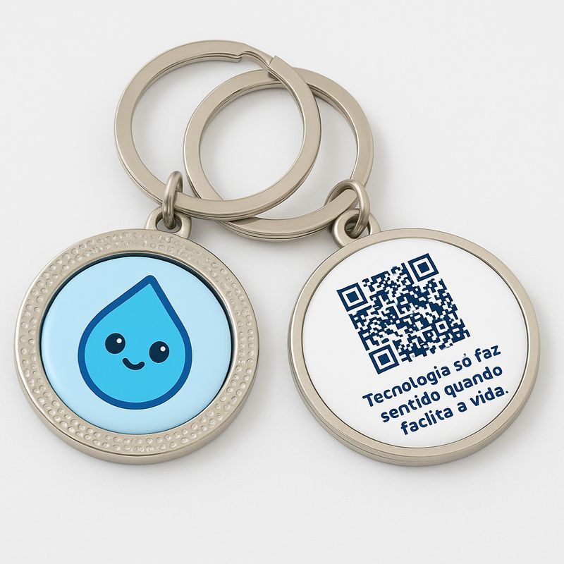 Chaveiro Giratório Família Bem-Estar