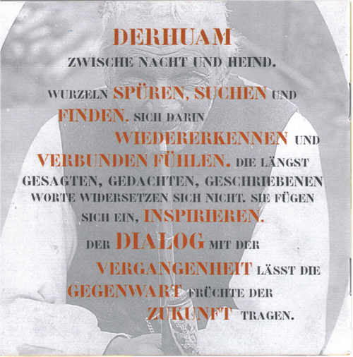Derhuam zwische Nacht und Heind Derhuam zwische Nacht und Heind