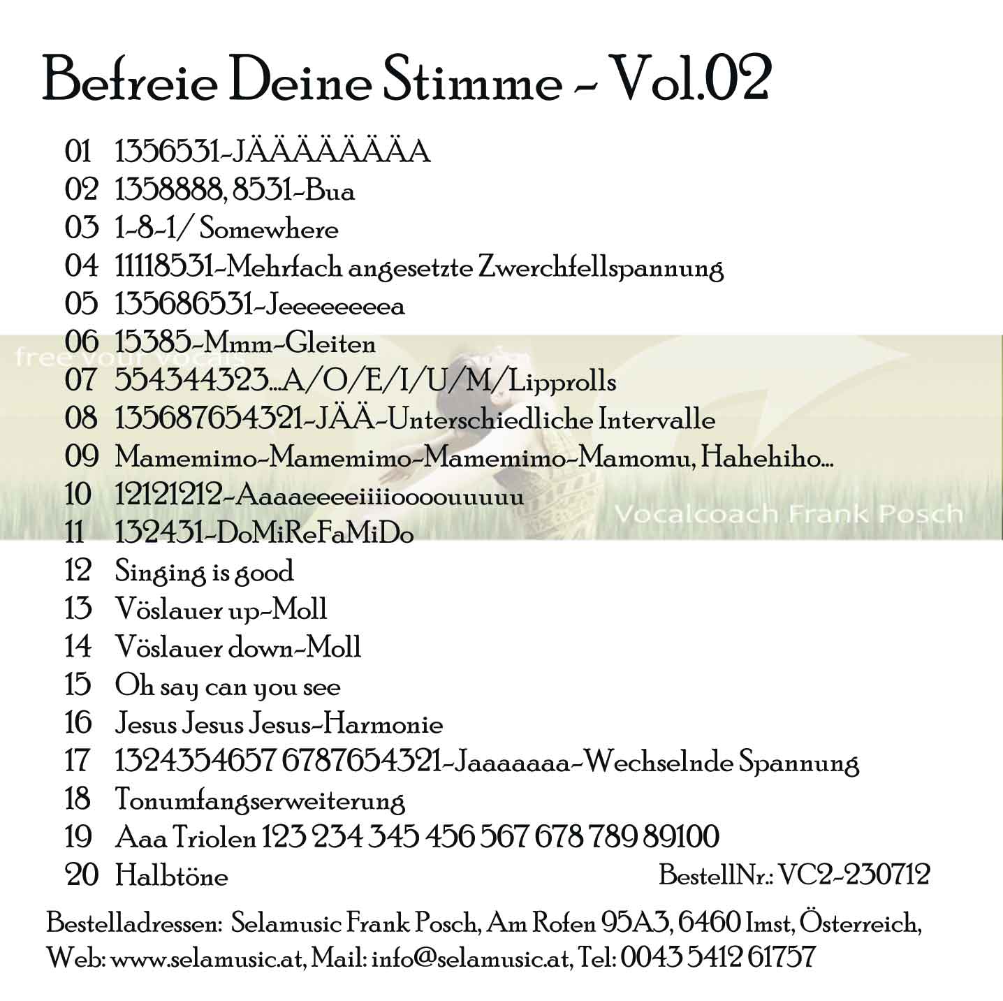 Inhalt Vol.2 Inhalt Vol.2
