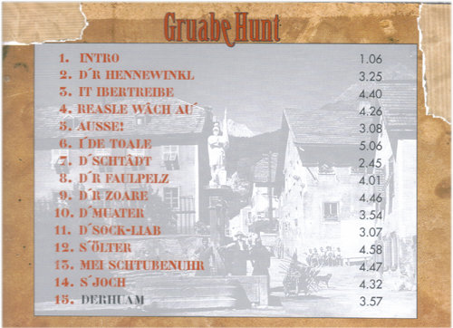 Gruabehunt Derhuam Tracklist