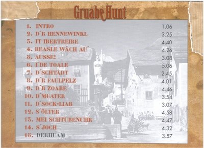Gruabehunt Derhuam Tracklist