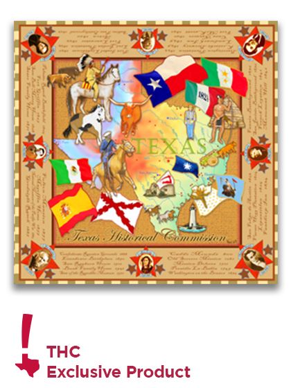 Texas History Scarf