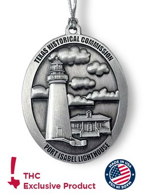 Port Isabel Lighthouse Pewter Ornament