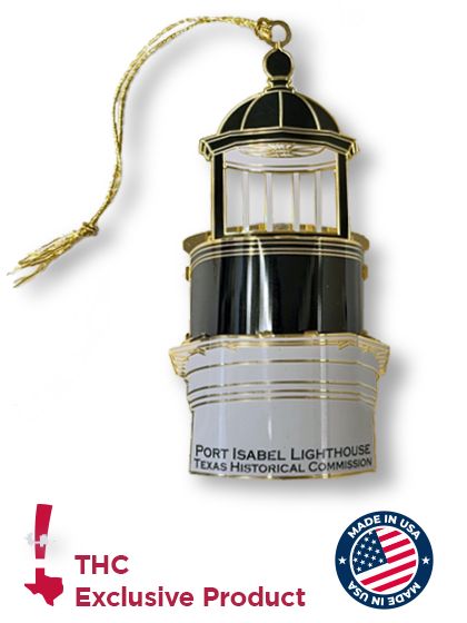 Port Isabel Lighthouse Illuminated Ornament