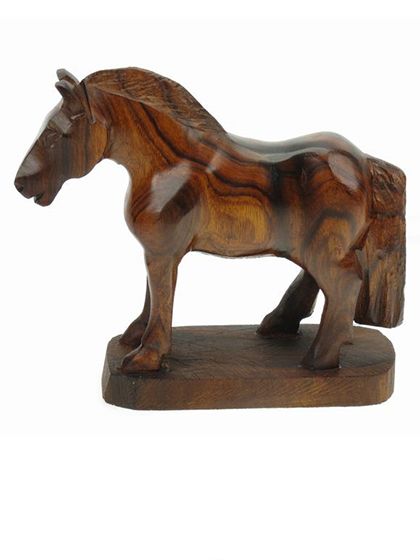 Handcrafted Desert Ironwood Horse Carving