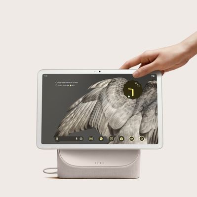 Google Speaker Docking Station with Google Tablet
