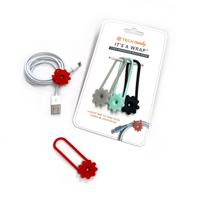 Tech Candy - IT'S A WRAP CORD WRANGLER: MULTIPACK