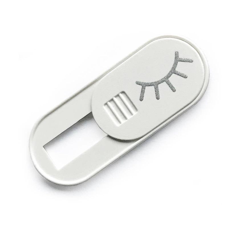 Tech Candy - BAD GUY BLOCKER WEBCAM SECURITY CURTAIN : WHITE