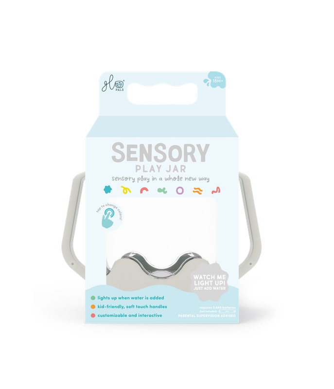 Glo Pals - Cloud Grey Sensory Play Jar