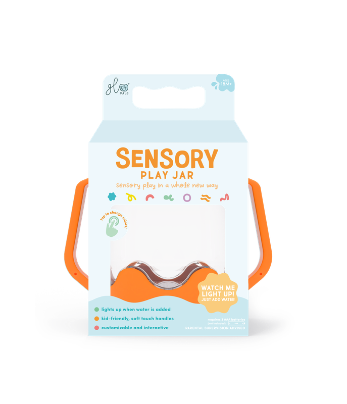 Glo Pals - Orange Sensory Play Jar