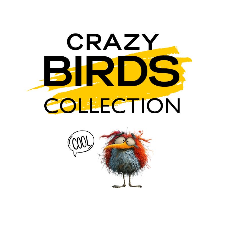 Συλλογή κούπες Crazy Birds