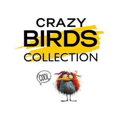 Συλλογή κούπες Crazy Birds