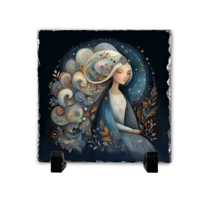 Πέτρινος Πίνακας Επιτραπέζιος 15x15 - Ζώδιο Παρθένος