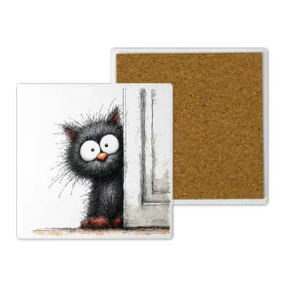 Μοντέρνο Κεραμικό Σουβέρ Art 10x10 Σχέδιο Η Έκπληξη της Πόρτας Μοντέρνο Κεραμικό Σουβέρ Art 10x10 Σχέδιο Η Έκπληξη της Πόρτας