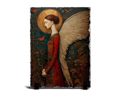 Επιτραπέζιος Πίνακας Πέτρινος 15x20 - Σχέδιο Άγγελος, Η Γαλήνια Μορφή