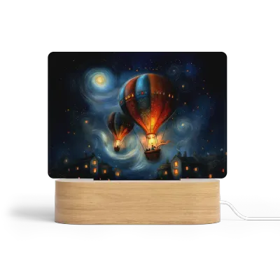 Art Φωτιστικό LED Ορθογώνιο - Το Ταξίδι του Φεγγαριού – Starry Impressionism Art Φωτιστικό LED Ορθογώνιο - Το Ταξίδι του Φεγγαριού – Starry Impressionism