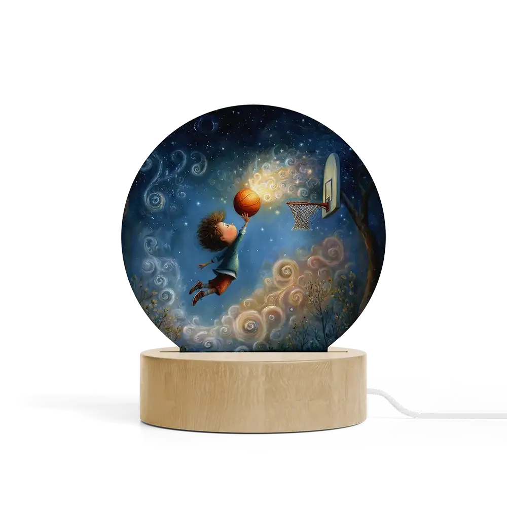 Art Φωτιστικό LED Κυκλικό - Ο Μικρός Πρωταθλητής Basket
